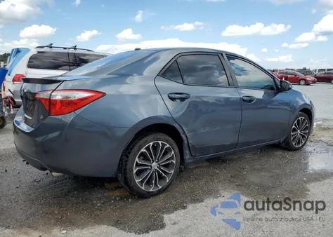 2015 Toyota Corolla L из США, поврежденный, VIN 5YFBURHE3FP349900